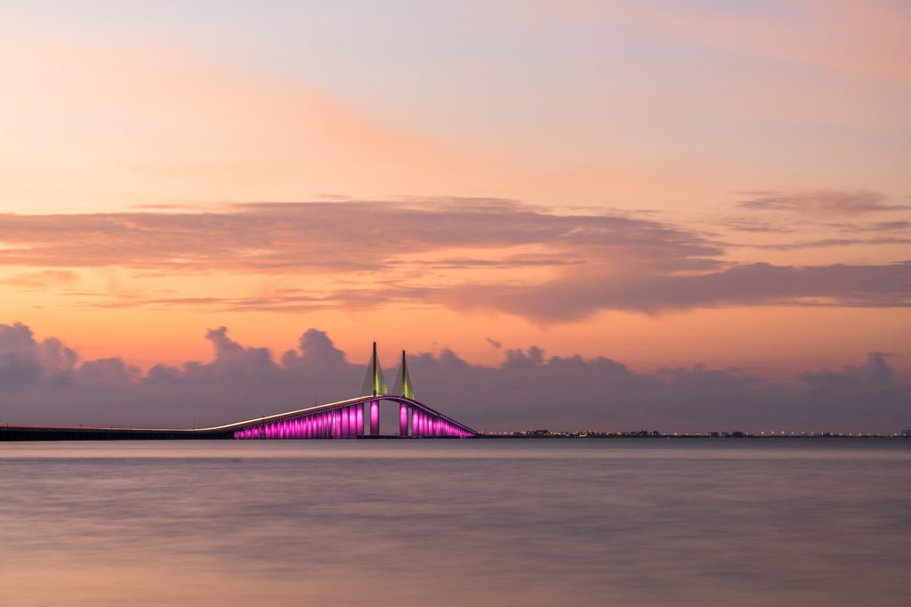 Sunshine Skyway Bridge in Florida